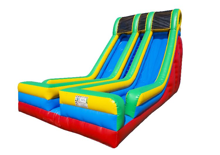 24ft Dual Lane DRY Slide