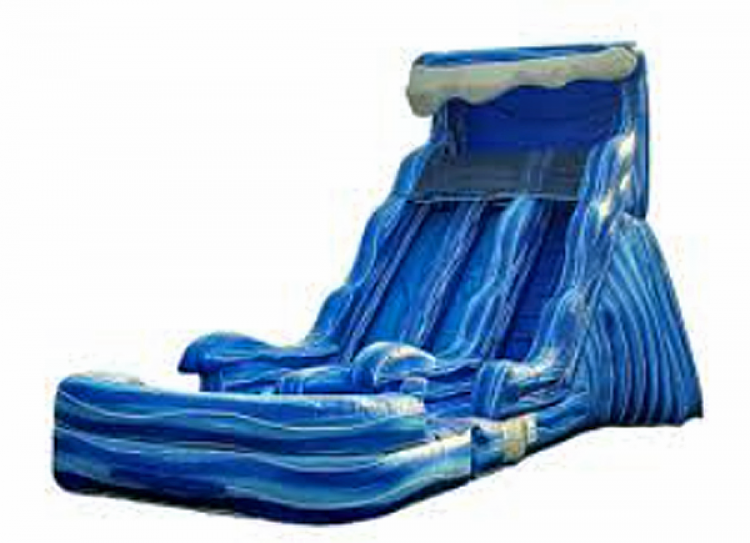 17ft Tall Dual Lane Wave Wet Slide